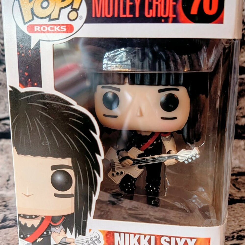 Vaulted Funko Pop #70 – Motley Crue Nikki Sixx